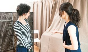 着替える場所もあります